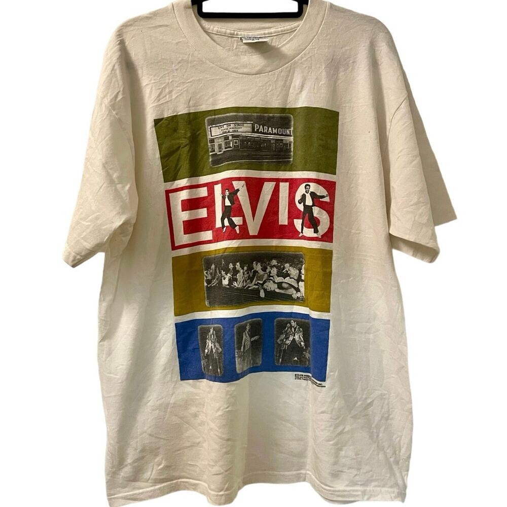 Vintage 90s Elvis Presley Graphic Shirt Adult XL